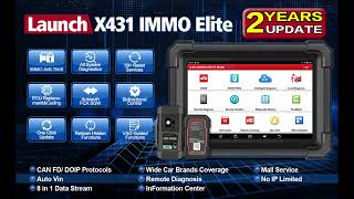 LAUNCH X431 IMMO Elite 2023 Complete Key Programming Tool with 2 Years Update [upl. by Mathis]