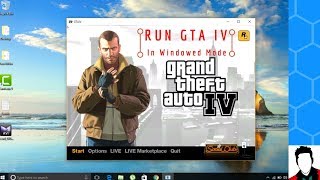 GTA IV Windowed Mode  Commandline method [upl. by Paco400]