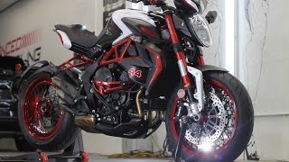 MV Agusta Dragster Brutale Lewis Hamilton Edition Ceramic Pro by Advanced Detailing [upl. by Kuska953]