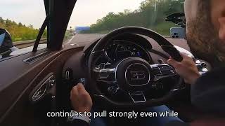 Bugatti Chiron Hits 257 MPH on the Autobahn Like Its No Big Deal [upl. by Naed554]