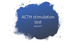 ACTH Stimulation Test [upl. by Cline]