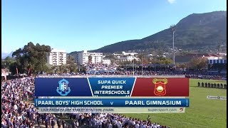 Premier Interschools Rugby  Paarl Boys High vs Paarl Gimnasium [upl. by Post]