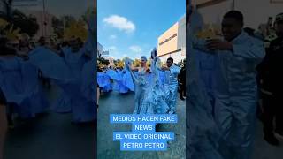 🛑VERONICA EN EL CARNAVAL DE BARRANQUILLA Y LA GENTE GRITA EN APOYO A PETRO😜😇 [upl. by Dyl]