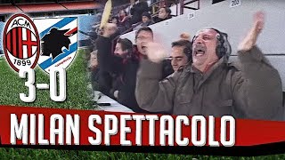 Direttastadio 7Gold  MILAN SPETTACOLO MILAN 3  0 SAMPDORIA [upl. by Danete]