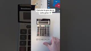 Calcul du prix de la carte grise 😜 Likez commentez partagez et abonnezvous williamcommercial [upl. by Eeltrebor]