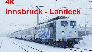 4k Cabride  Führerstandsmitfahrt Innsbruck  Ötztal  ImstPitztal  LandeckZams [upl. by Assirhc]