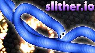 WORLDS LONGEST SLITHERIO SNAKE SlitherIO [upl. by Irme]