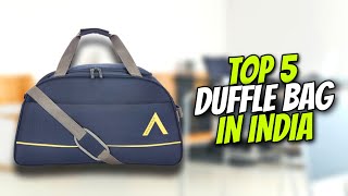 Top 5 Best Duffle Bag In India 2024  2 Wheel Duffle Travelling Bag  Duffle Bags Under 1000 Review [upl. by Socin]