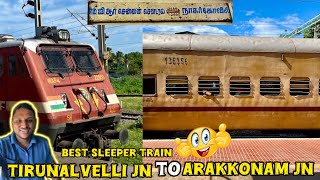 Nagercoil To MGR Chennai Central🚂  Train Journey  Best Sleeper Train  12Hrs Journey [upl. by Uolymme]