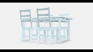 NORDVIKEN  NORDVIKEN Table and 4 chairs 3  Ecommerce  3DArt [upl. by Tomlin782]