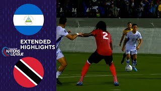 Nicaragua vs Trinidad amp Tobago Extended Highlights  CONCACAF Nations League  CBS Sports Golazo [upl. by Akimert]