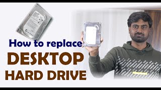 How to replace DESKTOP HARD DRIVEHARD DISK [upl. by Bigler394]