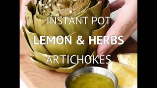 How to Cook Artichokes  Lemon and Herb White Wine Artichokes [upl. by Clo998]