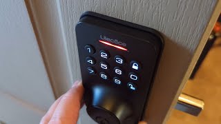 Ulecoce Keyless Entry Door Lock Deadbolt  Set up and Review [upl. by Haleemak]