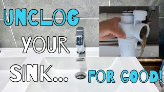 How to Unclog your SINK the RIGHT WAY  Step by Step advice [upl. by Troth866]