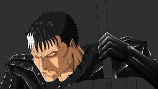 Guts Vs Griffith Berserk Fan Animation Preview 40  Guts Closeup Shot [upl. by Nomael492]