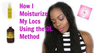 How to Moisturize your Locs using the OL MethodJungle Barbie [upl. by Justen]