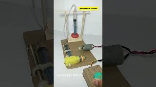 DC motors hydraulic system banaen Ghar baitheyoutubeshorts experiment technology youtubeshorts [upl. by Falzetta]