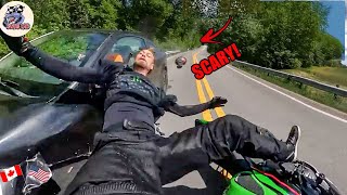 BRUTAL MOTORCYCLE CRASHES  CRAZY amp EPIC Motorcycle Moments 2024 5 [upl. by Orrin]