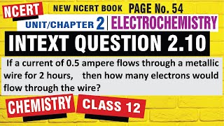 INTEXT 210 chemistry class 12  class 12 chemistry intext 210 electrochemistry chemistry class 12 [upl. by Ahsaercal]