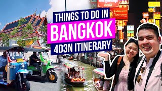 Things to do in Bangkok  4D3N Itinerary  Thailand [upl. by Eerolam3]