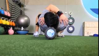 Exercise Library  Rhomboids Foam Roll [upl. by Aivonas]