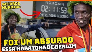 CAIU RECORDE MUNDIAL NA MARATONA DE BERLIM FOI INSANO  NOTÍCIAS [upl. by Damha]