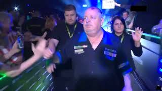 Robert Thornton WalkOn  World Seniors Darts Championship 2022 [upl. by Reema937]