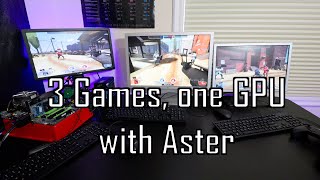 Taking a Deep Look at Aster Multi GPU Multiple games at once controller support [upl. by Asp]