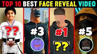 TOP 10 BEST FACE REVEAL OF MINECRAFT YOUTUBERS 🔥😍  FT AJJU BHAI JACK TECHNO MYTHPAT ANDREOBEE [upl. by Ricky]