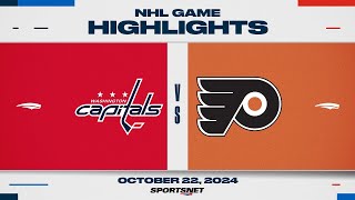 NHL Highlights  Capitals vs Flyers  October 22 2024 [upl. by Stargell663]