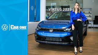 Virtus 2023  Ficha técnica  Se renueva ¿porqué es el mejor de su segmento  Car One Volkswagen [upl. by Akimrej]