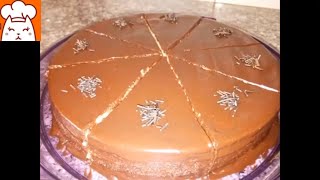 OUM WALID 2019 GATEAU CAKE AU CHOCOLAT مطبخ ام وليد كيكة الطبقات بالشوكولا الرائعة [upl. by Nyleak]