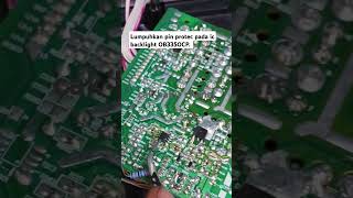 Menonaktifkan protec ic driver backlight backlight polytron protection protek lampu repair [upl. by Ahsiema92]