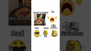 Moms mentality birthday 😤 🤑 🤫 meme comedy funny mentality mom short [upl. by Sauer663]