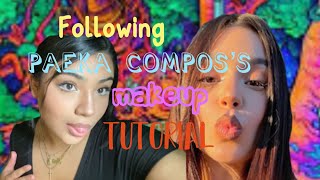 Following PAEKA COMPOS’s makeup tutorial paekacampos [upl. by Etnahs]