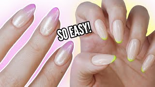 3 Trendy Spring 2023 Nail Designs Using a Recycled Makeup Sponge [upl. by Richarda]