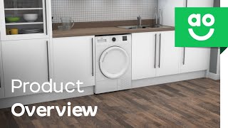 Beko Tumble Dryer DTLCE80021W Product Overview  aocom [upl. by Drucie738]