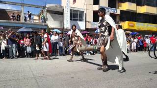 Viacrucis Semana Santa Chiautempan Tlaxcala 2016 [upl. by Aruat]