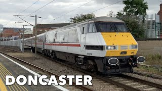 Trains at Doncaster [upl. by Newol]