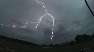 Upward Lightning Stratiform Lightning Close CG  Slow Motion Lightning 5924 [upl. by Darach]