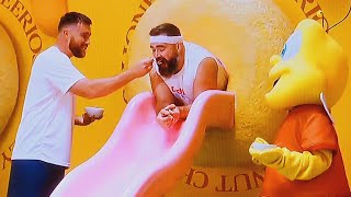 TRAVIS KELCE  JASON KELCE HONEY NUT CHEERIOS COMMERCIAL 2024  CHEERIOS OBSTACLE COURSE  KELCE MIX [upl. by Ahsiea]