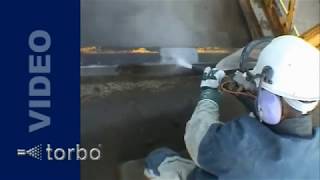 Metallreinigung mit Feuchtsandstrahlsystem  Metal surface cleaning  torbo Wet Abrasive Blasting [upl. by Ahsenal]