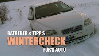 Der große AUTO WINTERCHECK  CHECKLISTE RATGEBER und TIPPS  gut und sicher durch den Winter [upl. by Ihcekn]