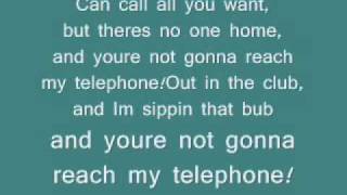 Telephone Lady Gaga ft Beyonce Lyrics [upl. by Drummond579]