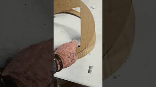 Making a template for customer supplied tiny oval um sink [upl. by Yasdnil597]