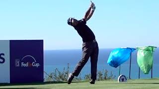 松山英樹選手 Hideki Matsuyama Hybrid Shot 2019 Farmer Insurance Open [upl. by Trevah]