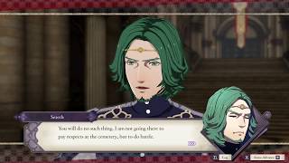 Fire Emblem Three Houses Black Eagles Paralogue An Ocean View Seteth amp Flayn [upl. by Stepha204]