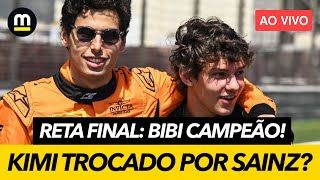 TROCA ANTONELLISAINZ RussellPiastri MANDAM RECADOS Pérez por um fio BORTOLETO e DRUGO testam F1 [upl. by Latsryc]