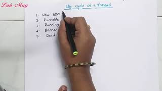 Life cycle of a Thread  43  java course in telugu [upl. by Eusebio]